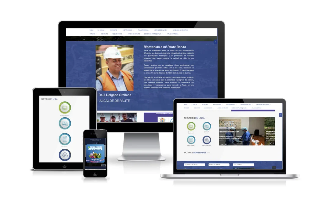 Diseño Web Municipio de Paute