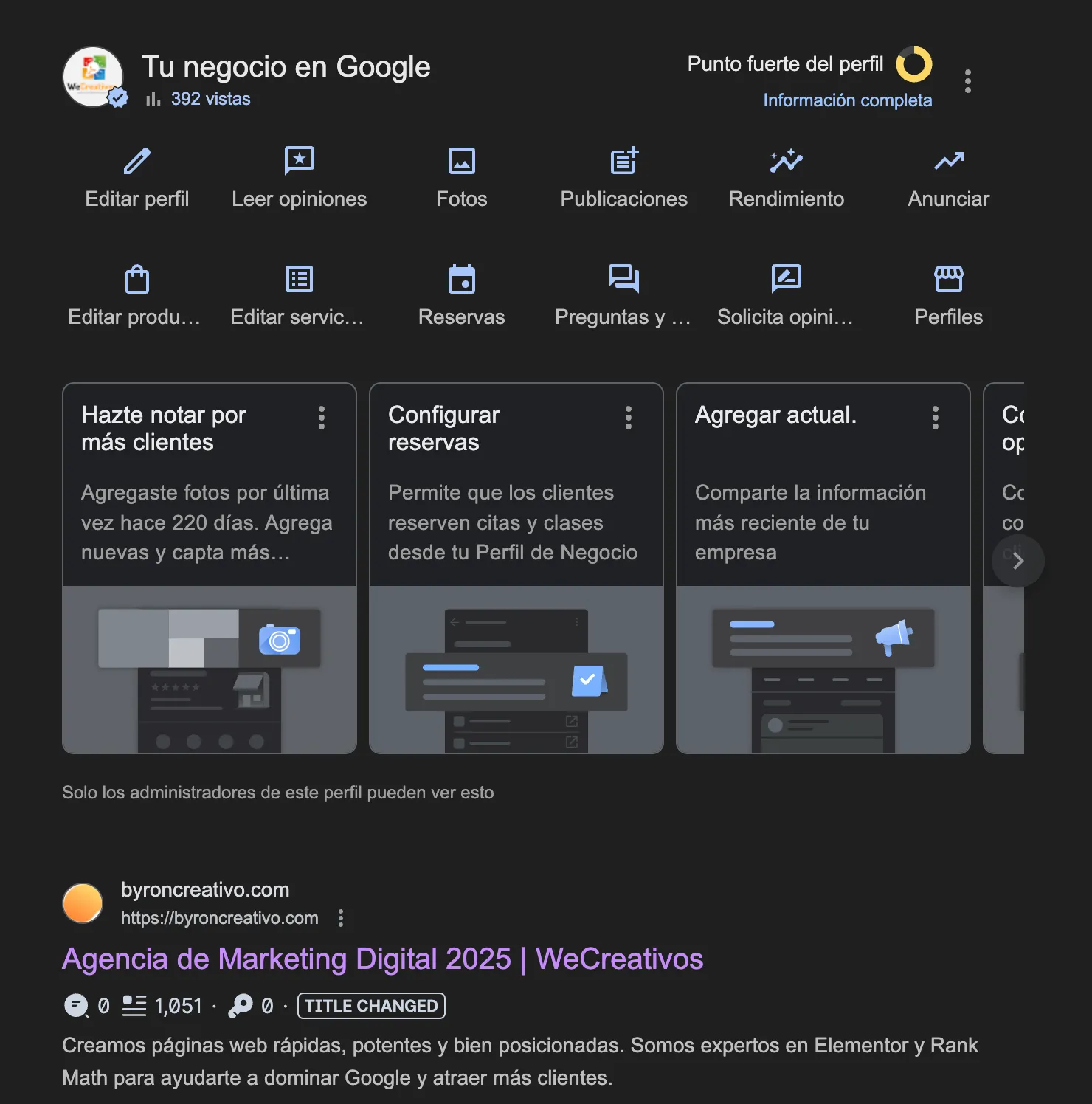 Posicionar Pagina web en Google