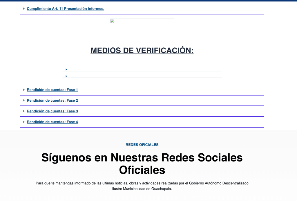 diseño web Municipal Guachapala