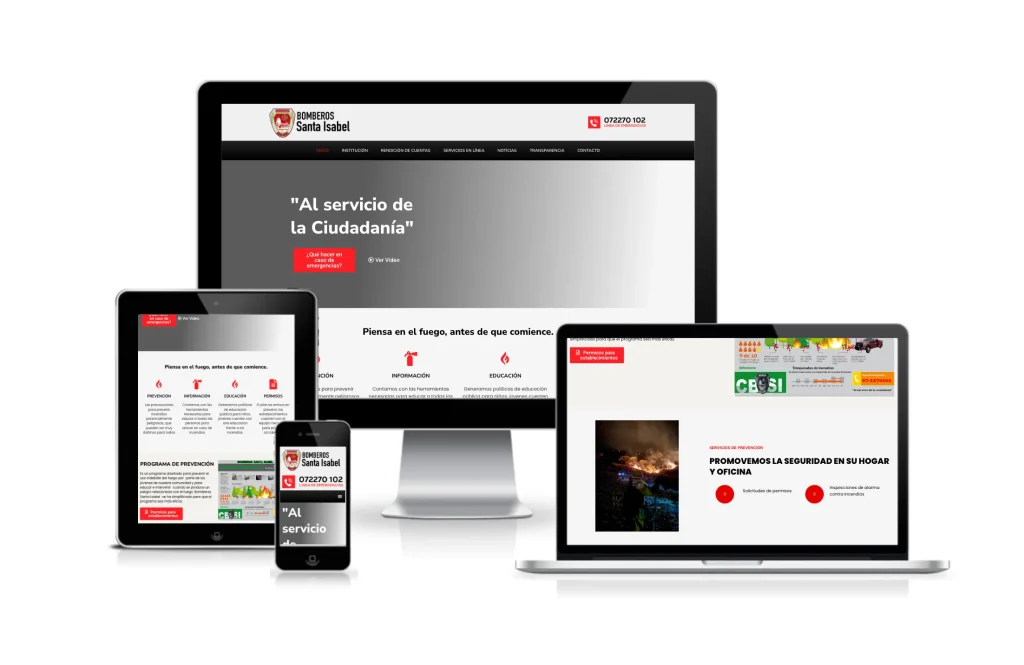 Portal de seguridad ciudadana LOTAIP de Bomberos Santa Isabel. Pilares: Prevención y Permisos.