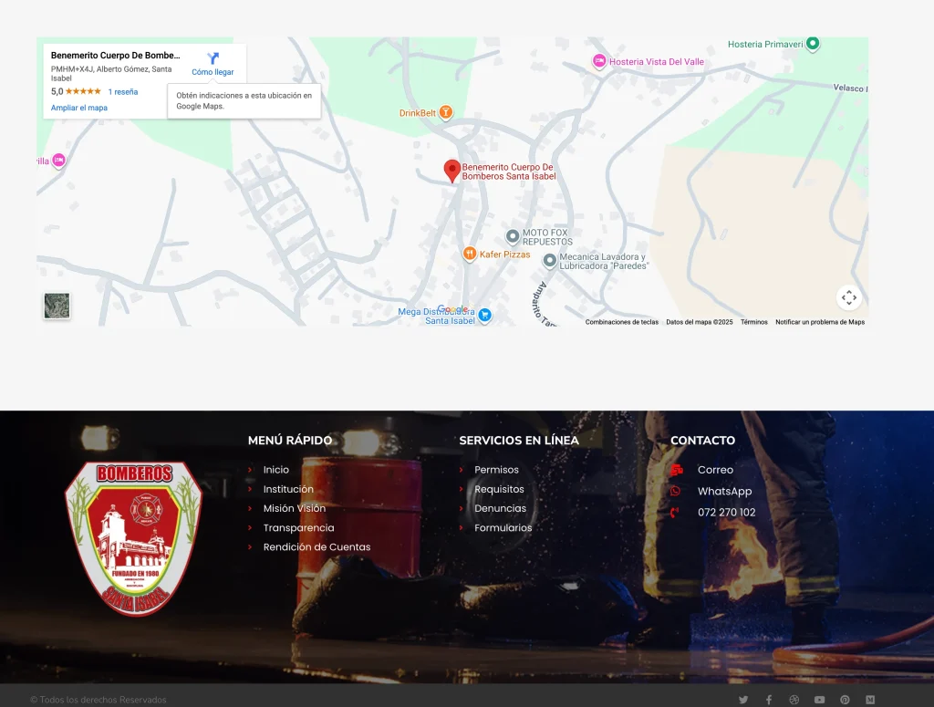 Pagina web bomberos santa isabel 9