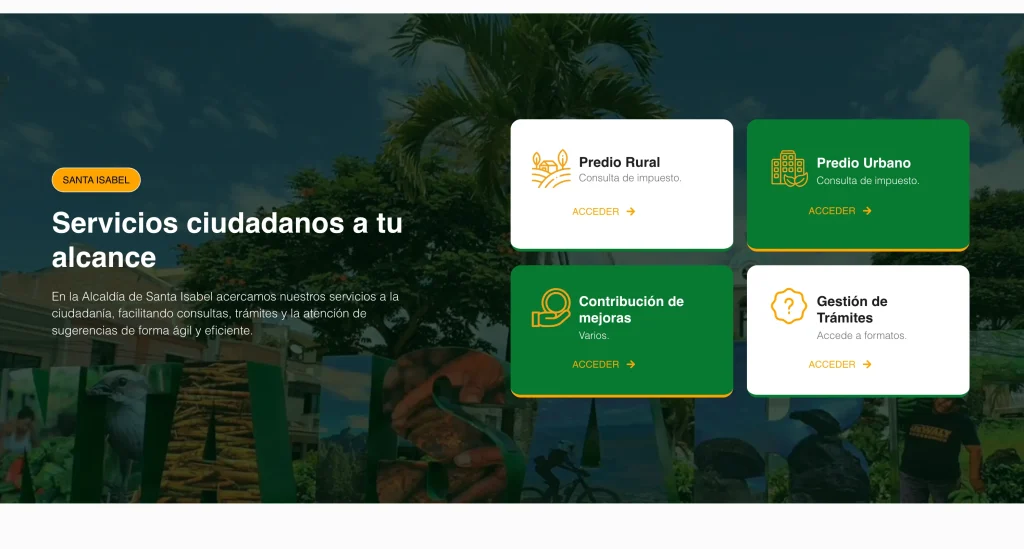 Web GAD Municipal Santa Isabel 4