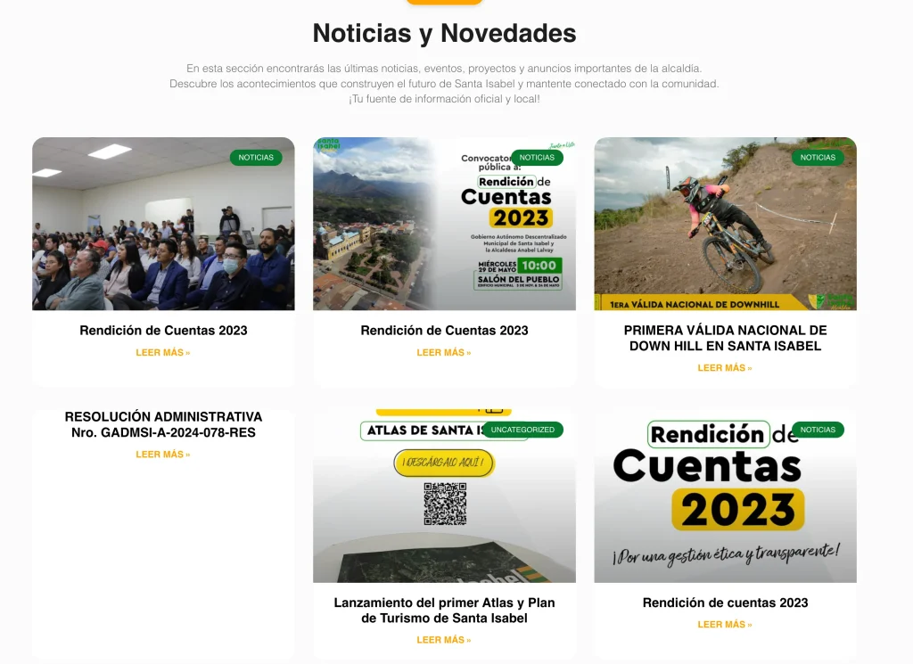 Web GAD Municipal Santa Isabel 7