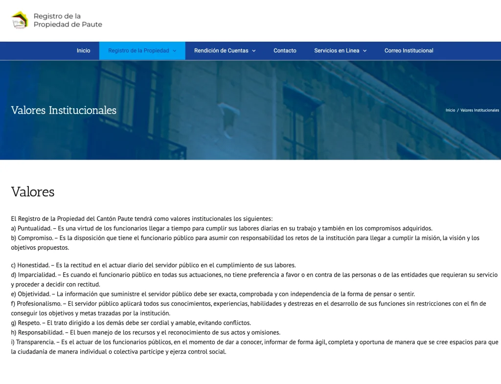 Módulo de Requisitos para Trámites: Compra Venta, Donación, Hipotecas.