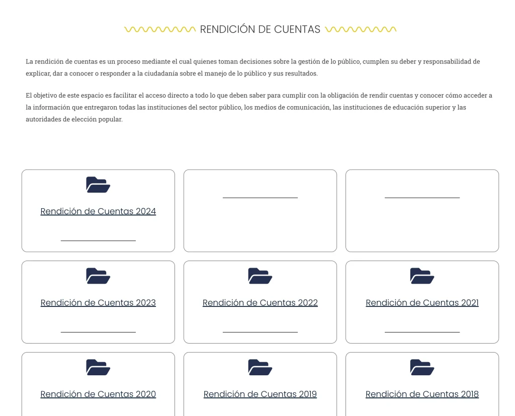 Módulo de Rendición de Cuentas del GAD Chordeleg (LOTAIP)