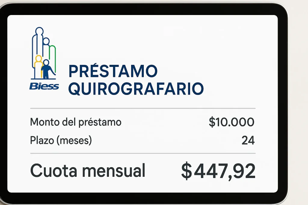 prestamo quirografario biess